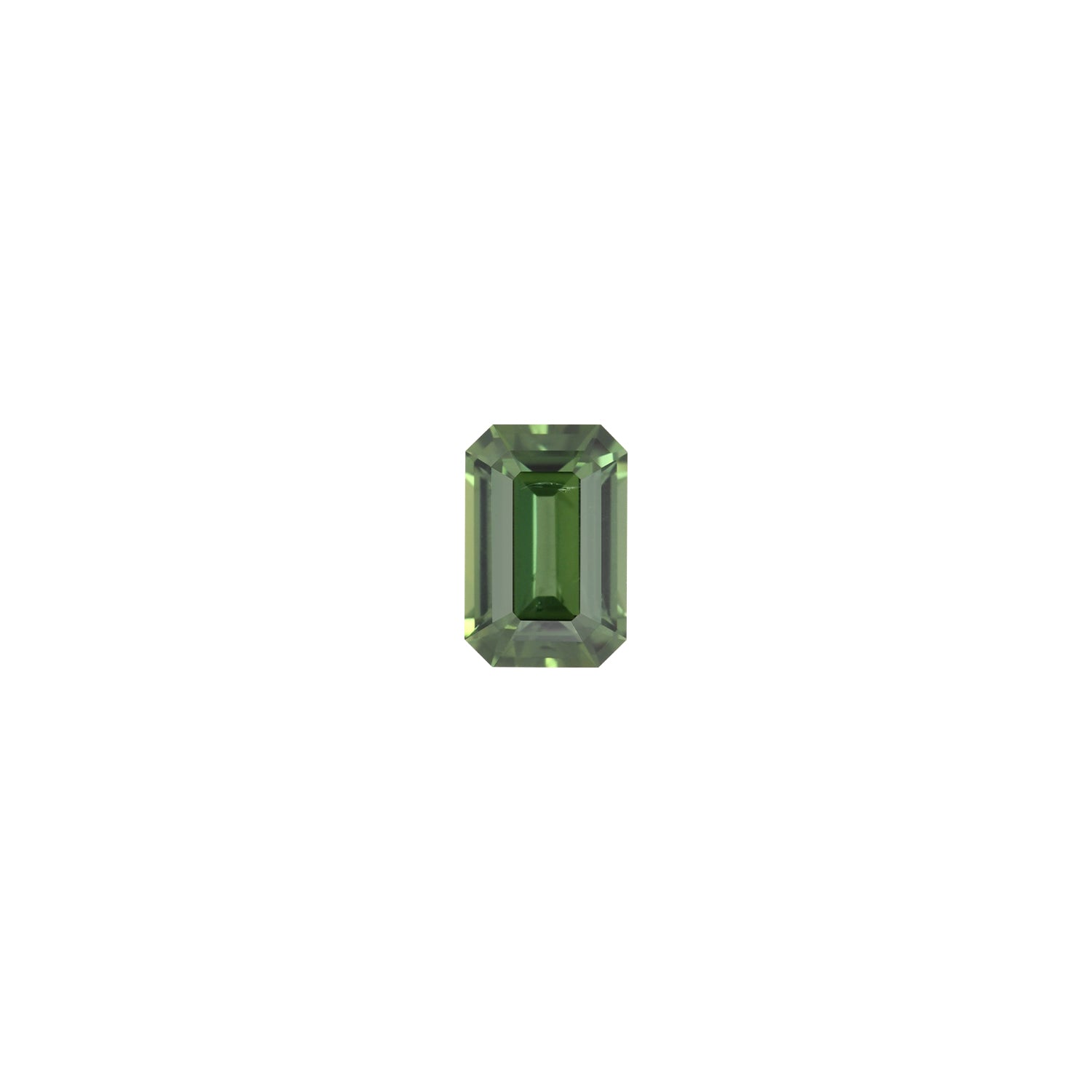 Australian Sapphire Emerald 1=0.75ct Green