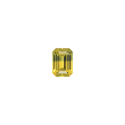 Australian Sapphire Emerald 1=1.26ct Parti Yellow
