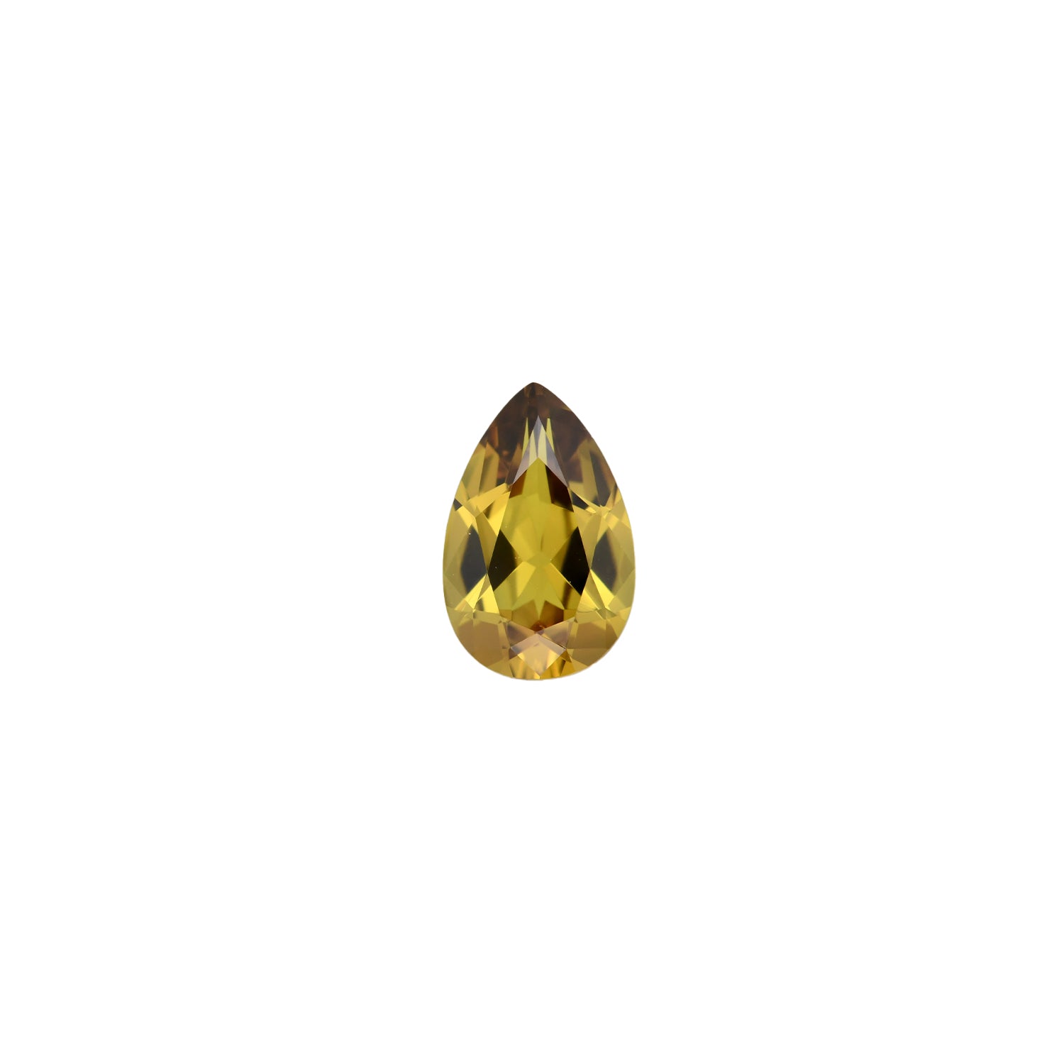 Australian Sapphire Pear 1=1.26ct Golden