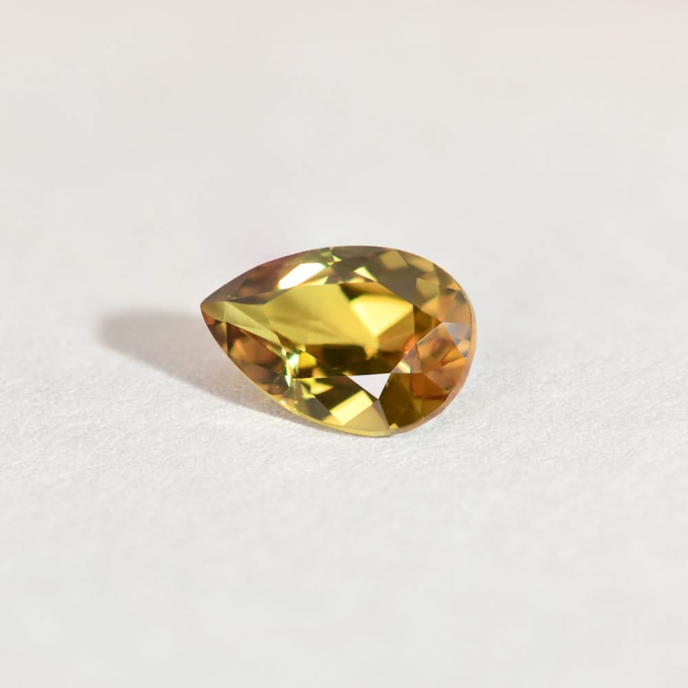 Australian Sapphire Pear 1 Golden