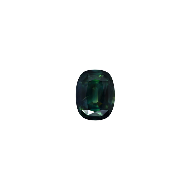 Australian Sapphire Cushion 1 Parti Teal