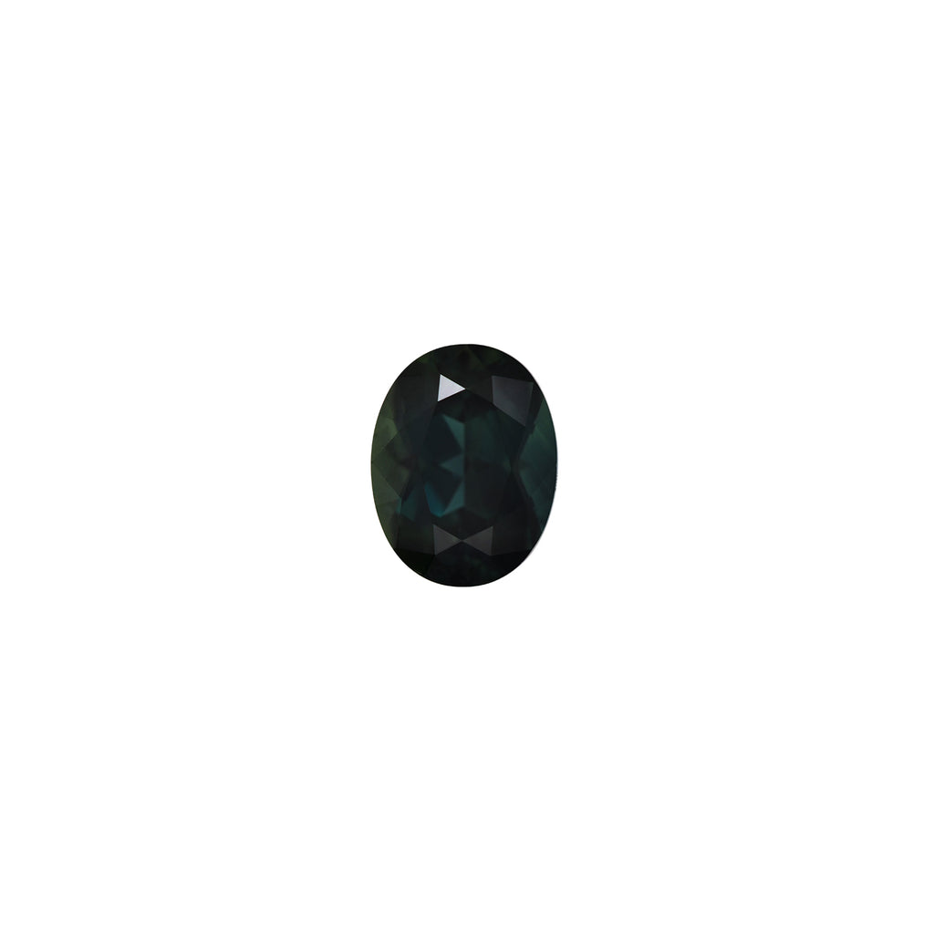 Australian Sapphire Oval 1 Blueish Teal