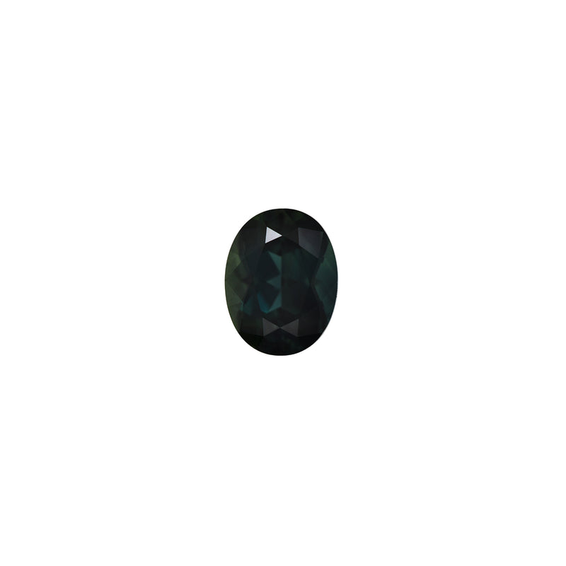 Australian Sapphire Oval 1 Blueish Teal
