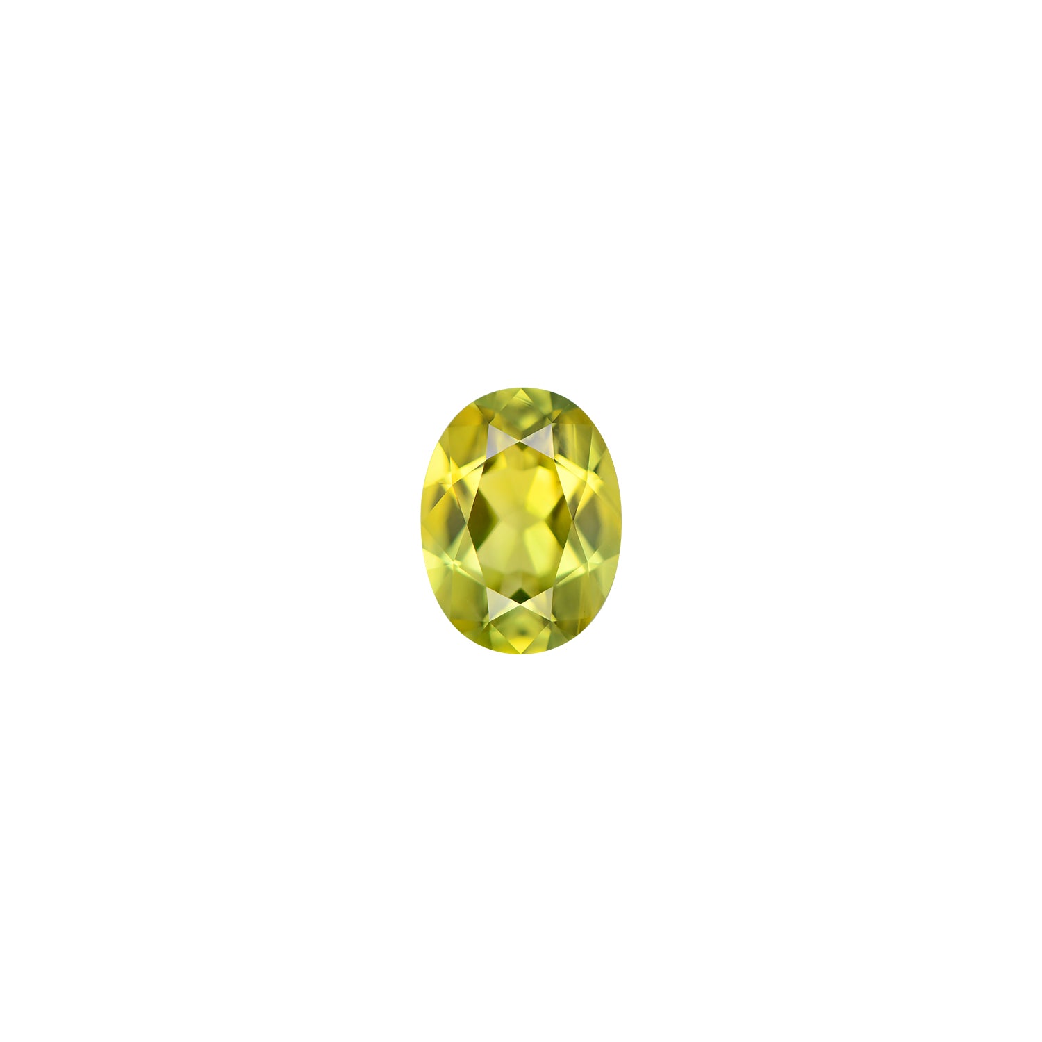 Australian Sapphire Oval 1 Parti Yellow