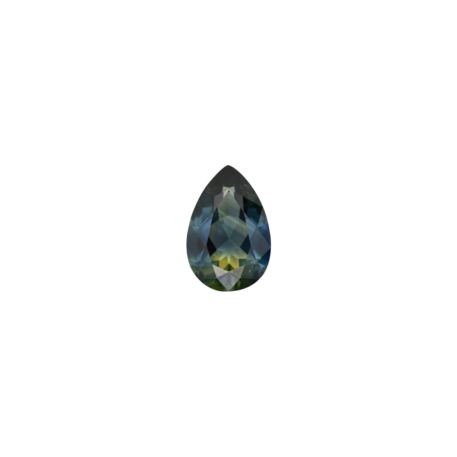 Australian Sapphire Pear 1 Parti Blue