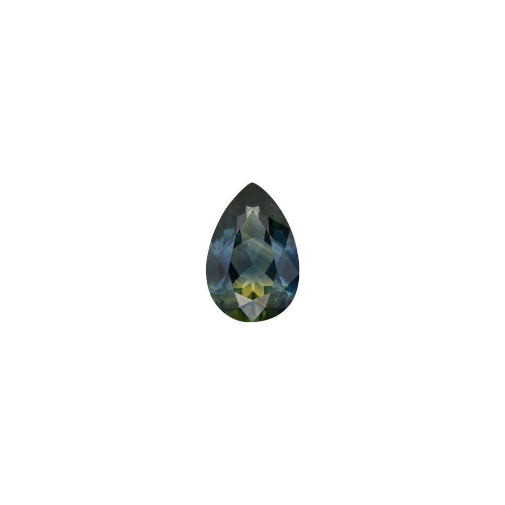 Australian Sapphire Pear 1 Parti Blue