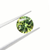 Australian Sapphire Round 1 Yellowish Green