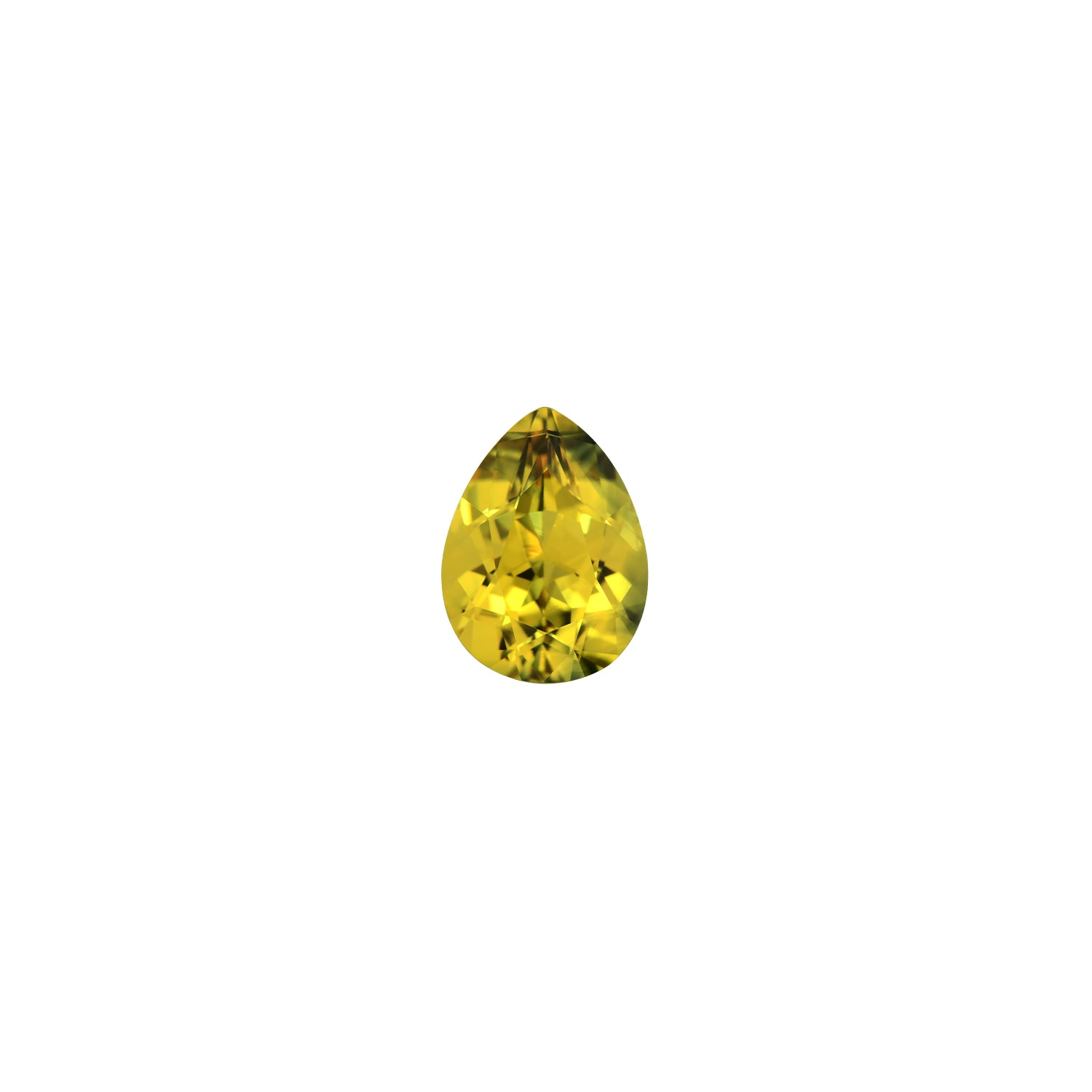 Australian Sapphire Pear 1=1.51ct Deep Yellow