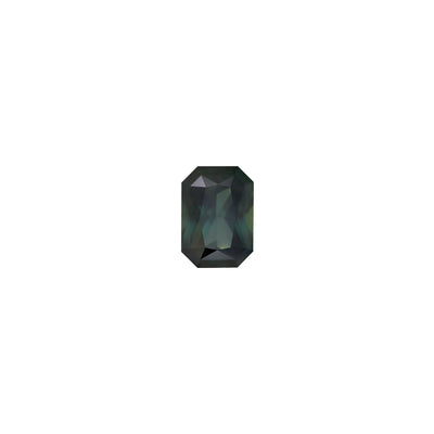 Australian Sapphire Radiant 1=1.20ct Greenish Teal