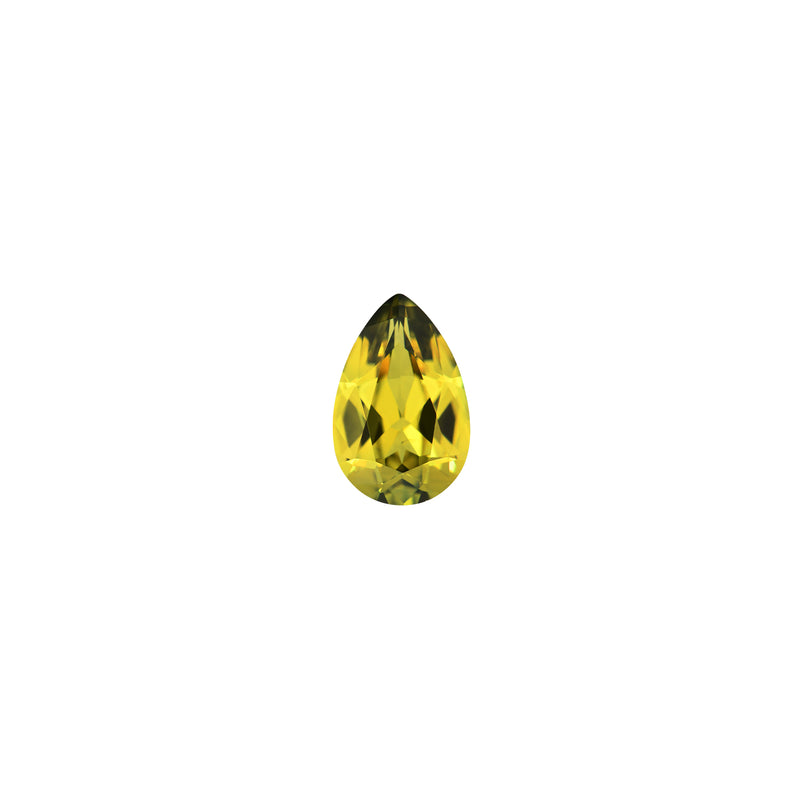 Australian Sapphire Pear 1 Yellow