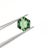 Australian Sapphire Hexagon 1 Teal