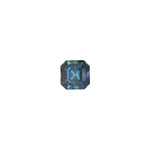 Australian Sapphire Square Emerald 1.05 Blue