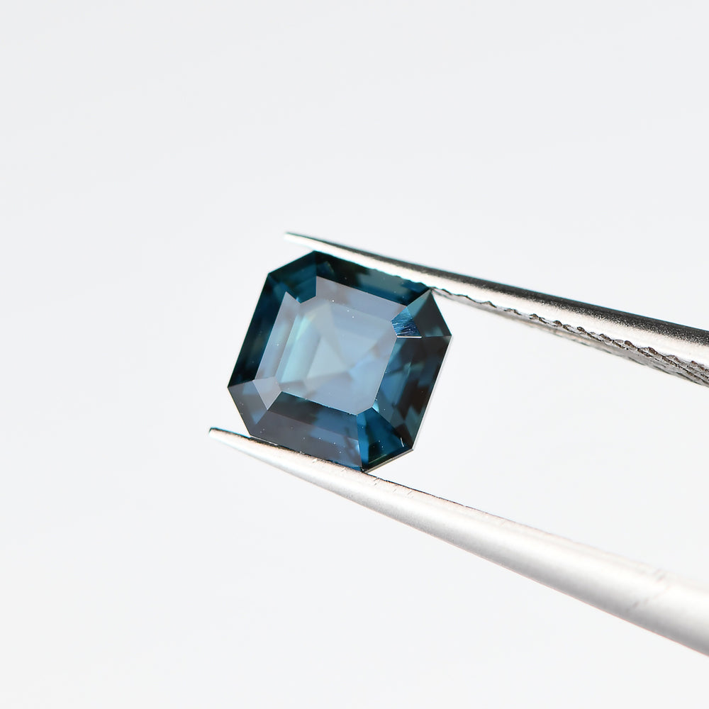 Australian Sapphire Square Emerald 1.05 Blue