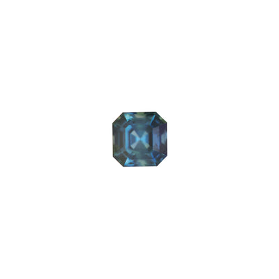Australian Sapphire Square Emerald 1=1.05ct Blue