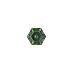 Australian Sapphire Hexagon 1.72 Teal