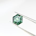 Australian Sapphire Hexagon 1.72 Teal