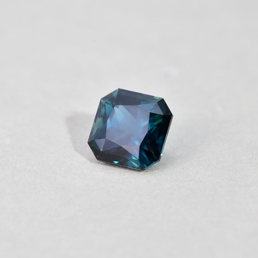 Australian Sapphire Square Radiant 2.36 Blue