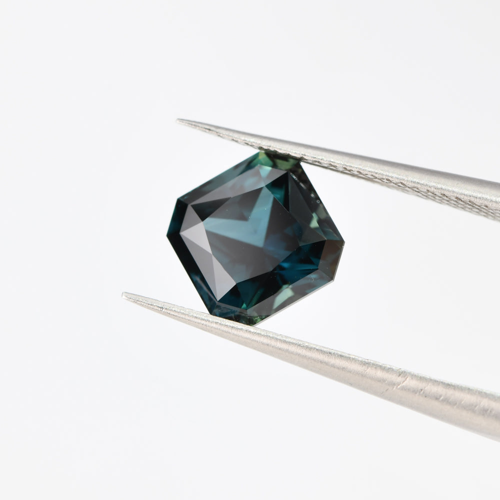 Australian Sapphire Square Radiant 2.36 Blue