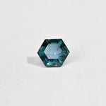 Australian Sapphire Hexagon 1.68 Blueish Teal NH 