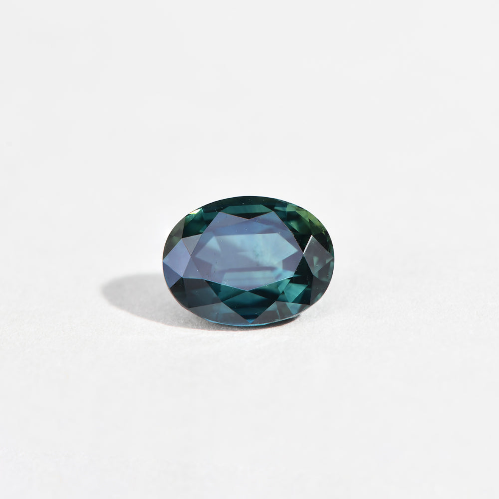 Australian Sapphire Oval 2.33 Blueish Teal
