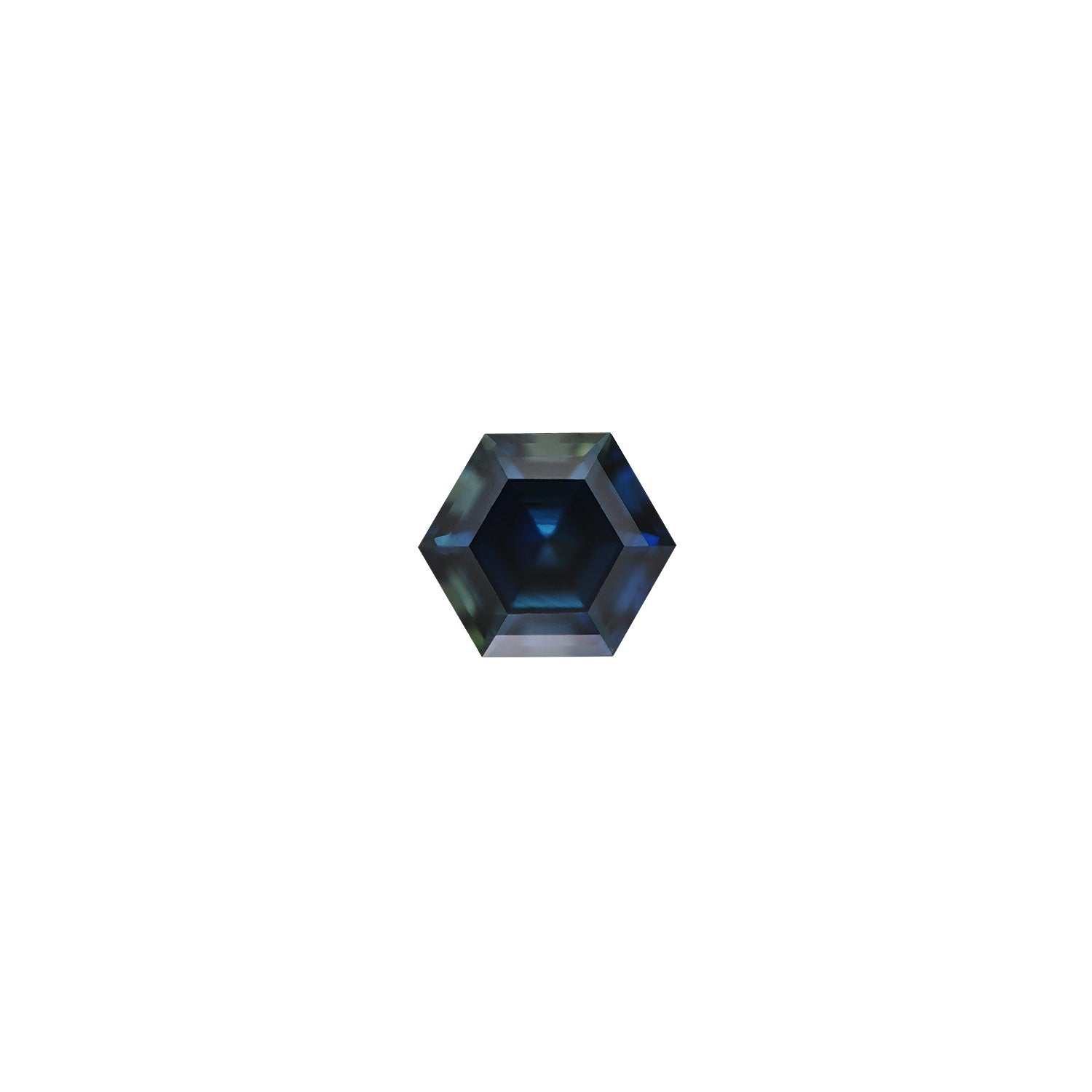 Australian Sapphire Hexagon 1.53 Blue
