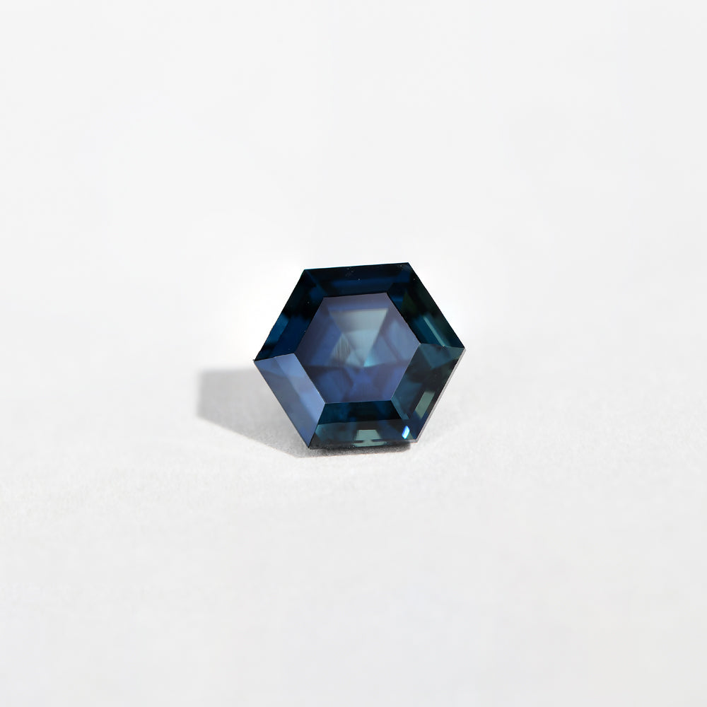 Australian Sapphire Hexagon 1.53 Blue