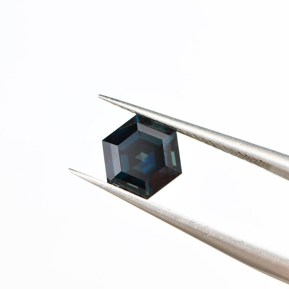 Australian Sapphire Hexagon 1.53 Blue