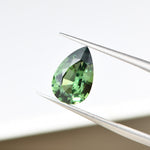 Australian Sapphire Pear 2.63 Green NH 