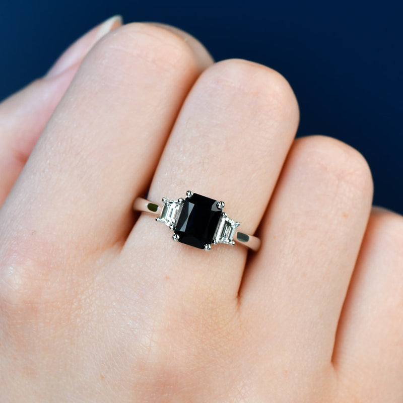 Lowe Radiant Sapphire Ring