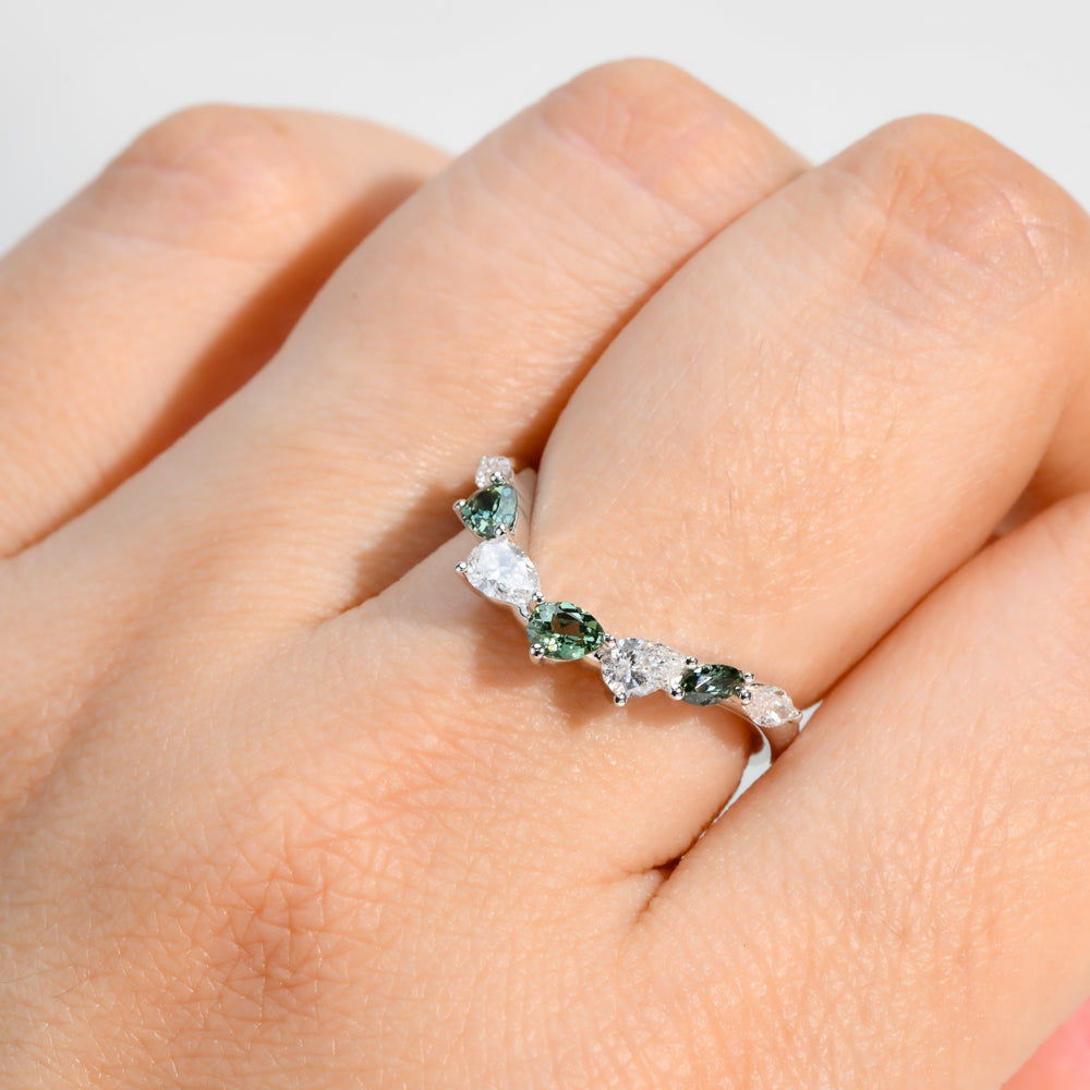 Enya Mixed Wedder Ring