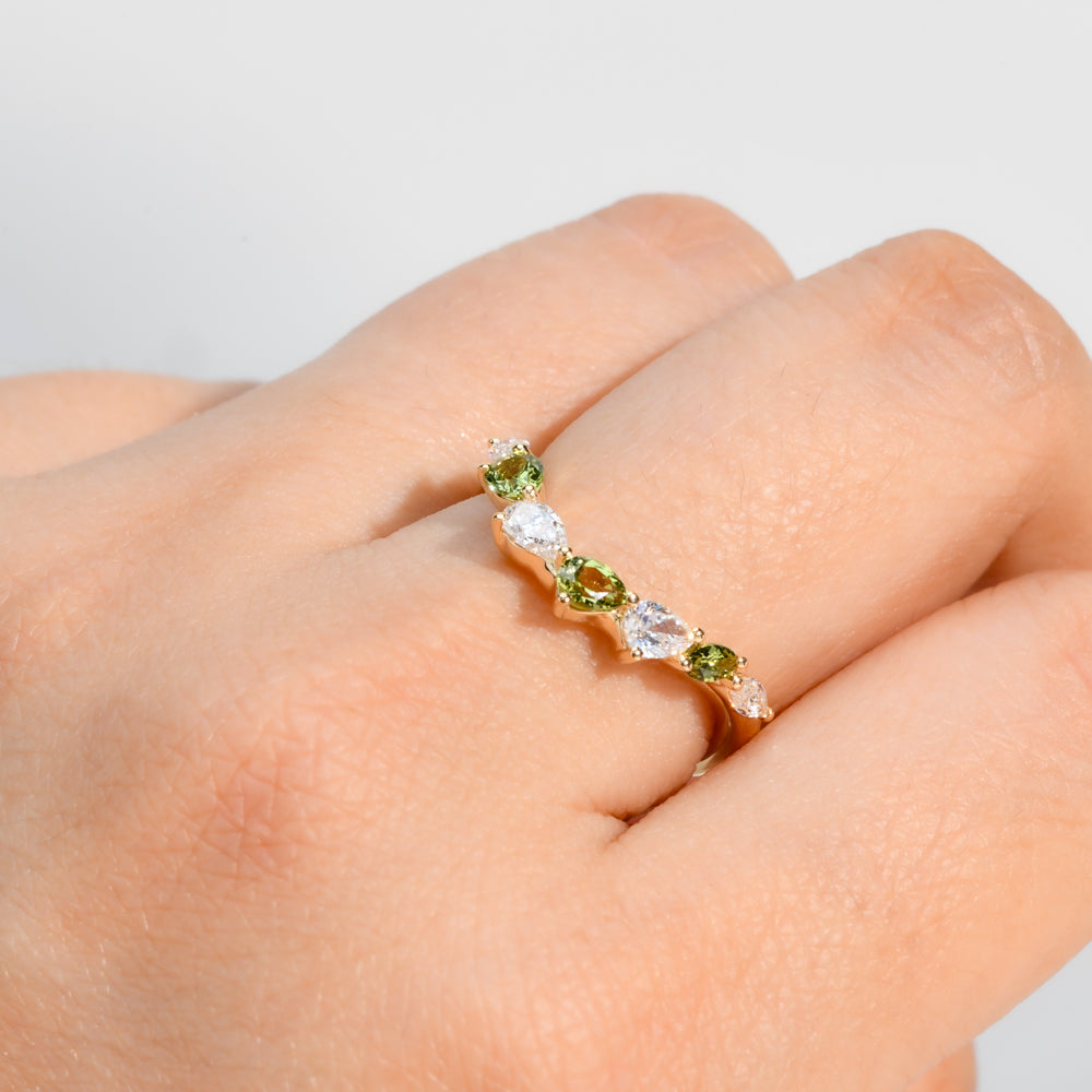 Enya Mixed Wedder Ring