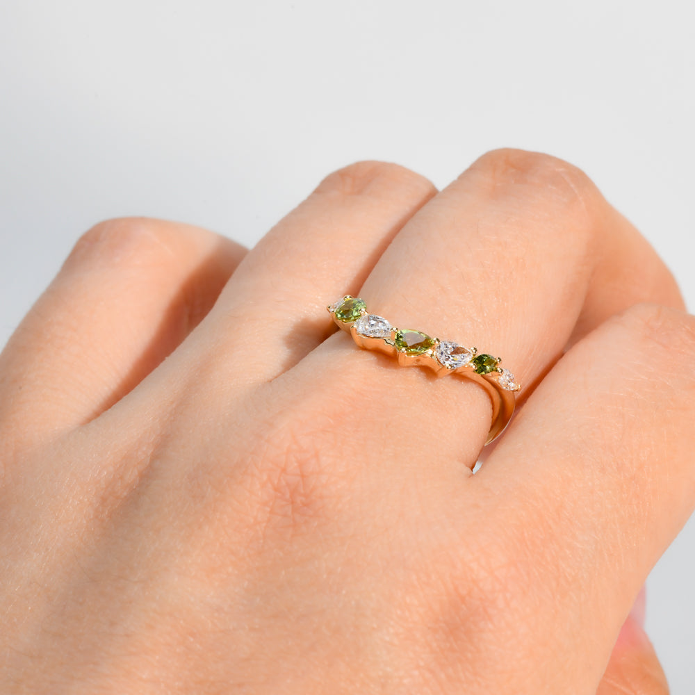 Enya Mixed Wedder Ring