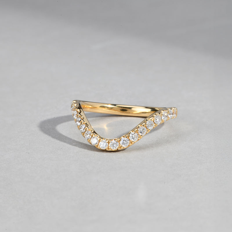 Elysia Emerald Wedder Ring