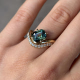 Elysia Emerald Wedder Ring