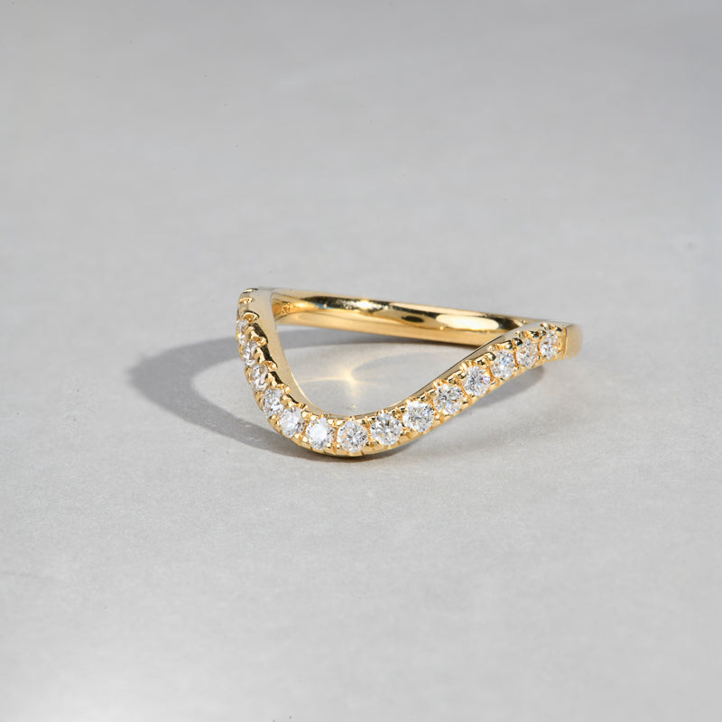 Elysia Pear Wedder Ring