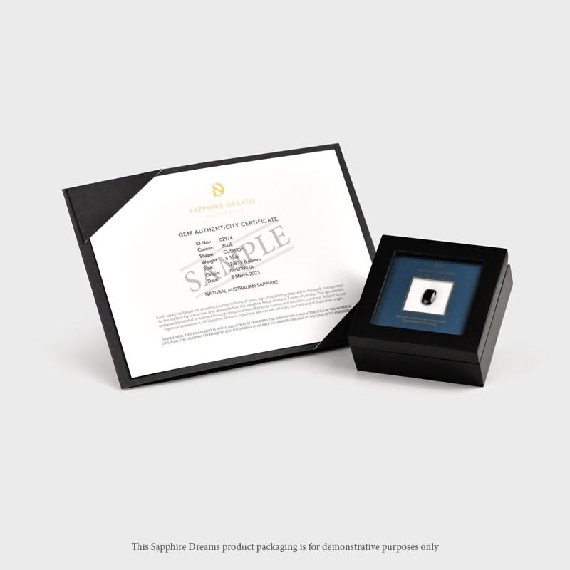 Australian Sapphire Emerald 1 Deep Blue